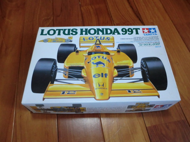 タミヤ 1&frasl;20 グランプリコレクション ロータス・ホンダ99T | ロータス No.20 ロータスホンダ99T 99T タミヤ(TAMIYA)|1&frasl;20 定価1500円版 TAMIYA (1&frasl;20グランプリコレクションNo.20 No.57 未組立 99T」プラモデル制作記＆完成写真