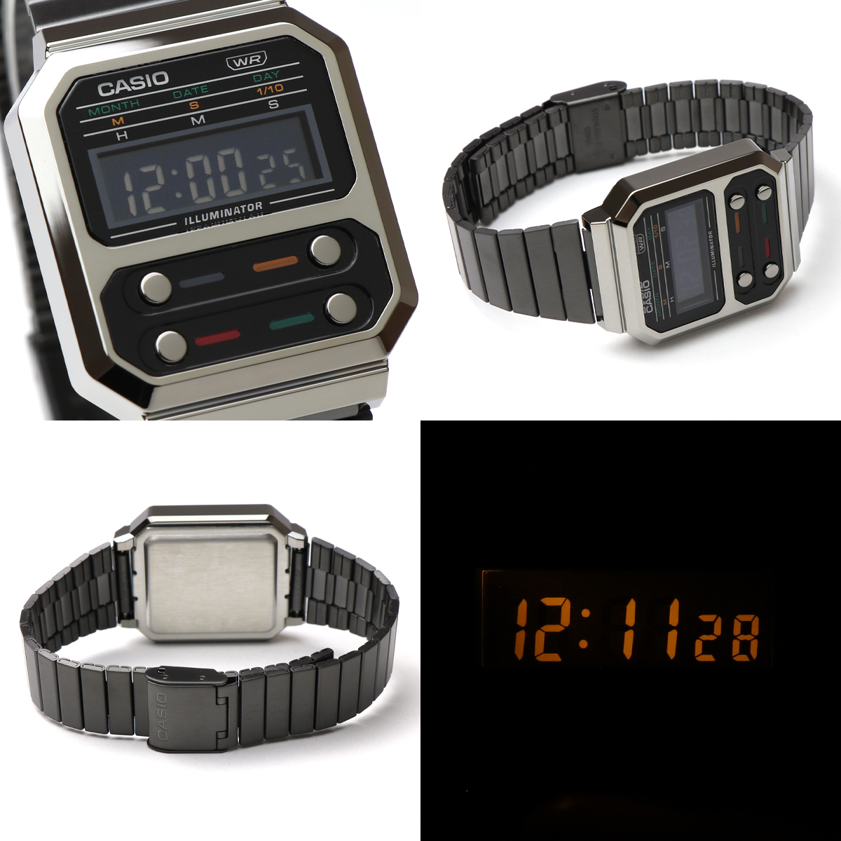 値下げしました= CASIO カシオ A100WEGG-1A エイリアン 復刻版 時計 