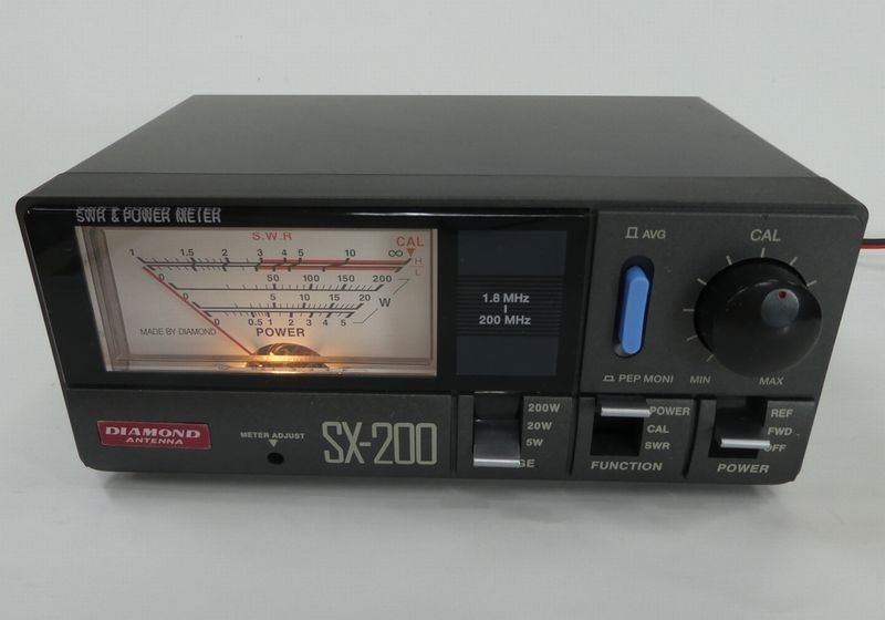 第一電波工業 ダイヤモンド SX-200 通過型SWR・パワー計 1.8~200MHz