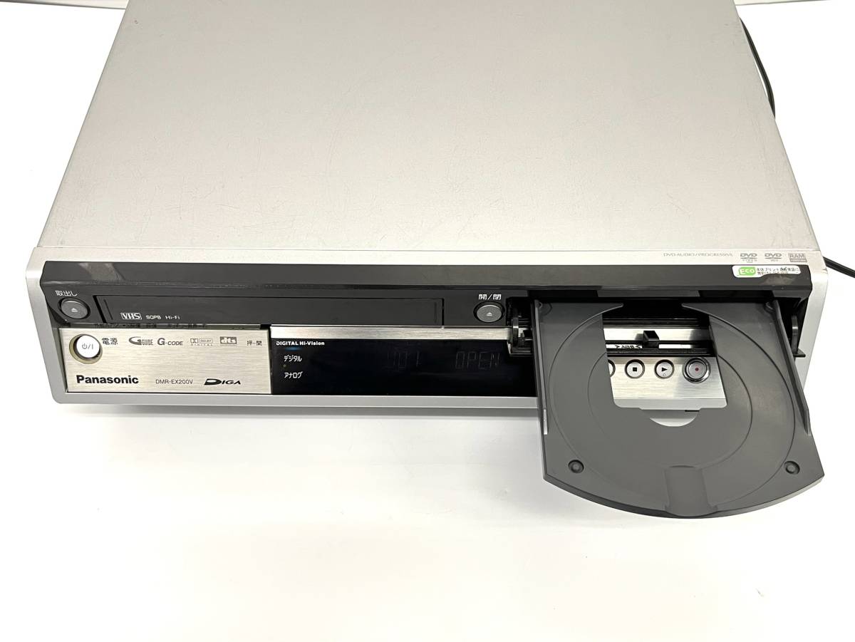 Panasonic DMR-EX200V パナソニック 公式通販 DIGA HDD&frasl;DVD&frasl;ビデオ一体型レコーダー メンテナンス済み DMR-XW200V VHS一体型HDD内蔵DVD VHS一体型HDD内蔵 メンテ済 VHS一体型HDD&frasl;DVDレコーダー 送料無料 VHS一体型HDD内蔵DVDレコーダー ビデオ一体型DVDレコーダー 価格.com
