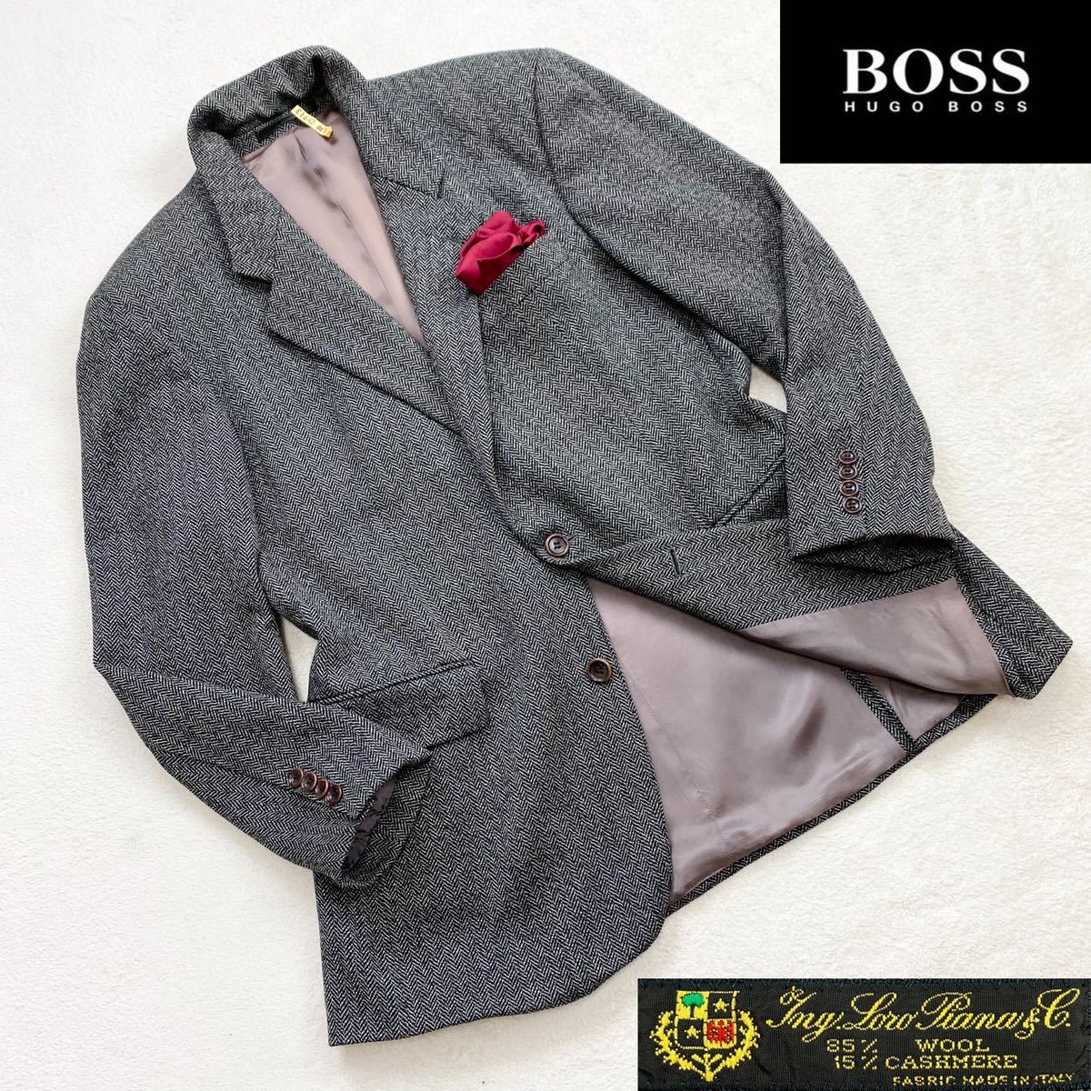 HUGO Piana | BOSS×Loro CASHMERE TAILORED JACKET STRAYSHEEP ONLINE