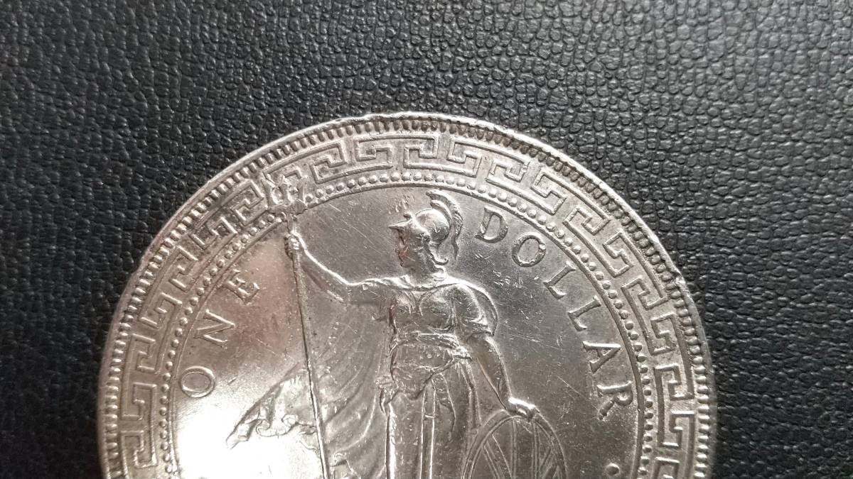 香港 イギリス 貿易銀 1ドル 銀貨 貿易ドル 香港壹圓 壹圓 1930年