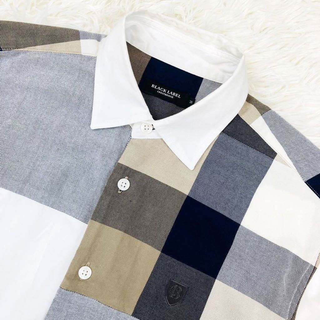 新品 クレストブリッジ ポロシャツ、パッチワークシャツ まじめ 