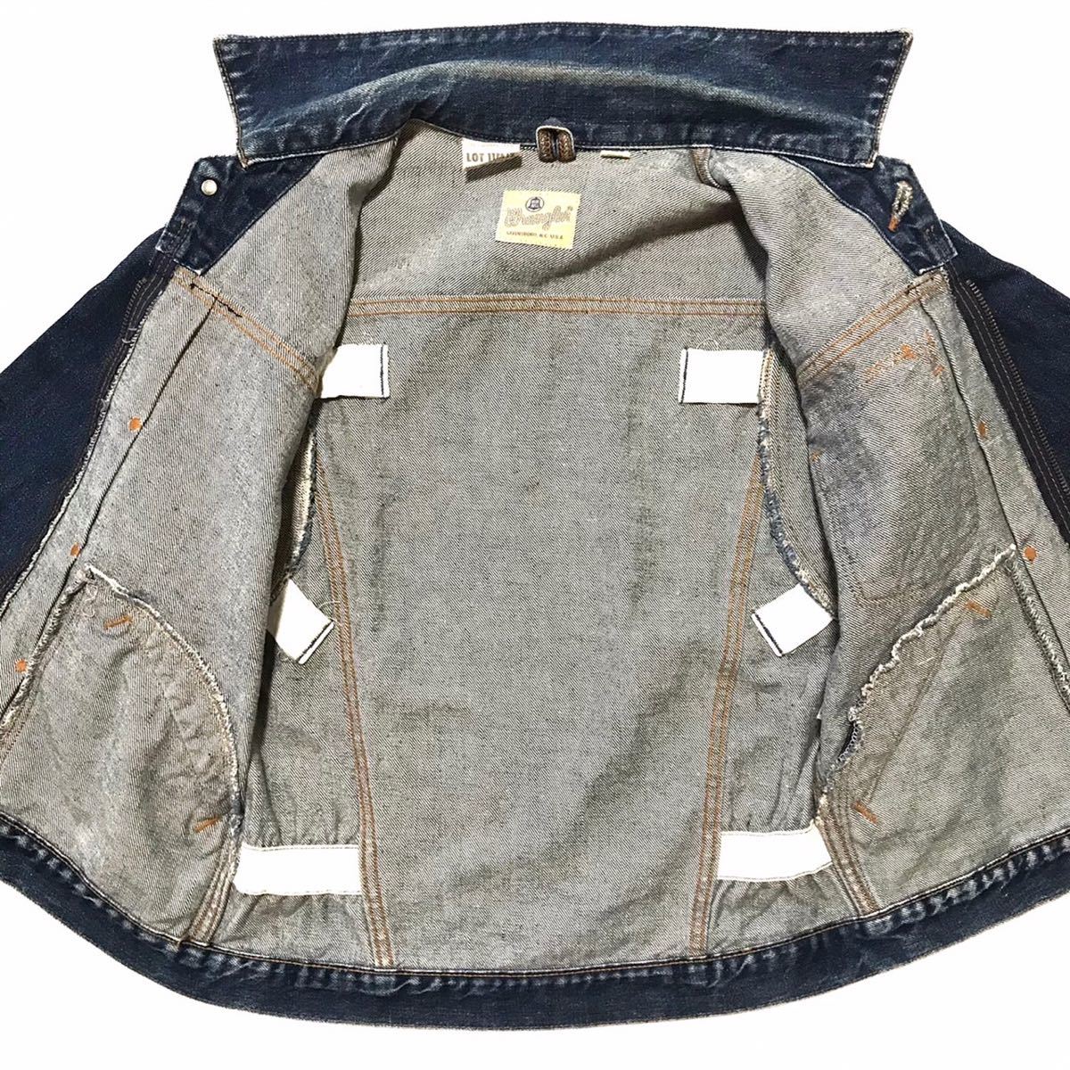 希少 90年代 Wrangler ラングラー デニムジャケット 日本製 Gジャン