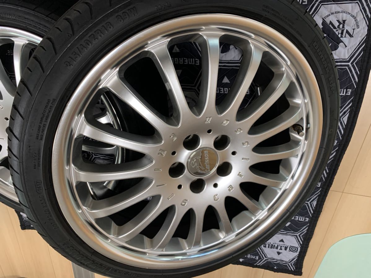 カールソン Carlsson CR 1/16 18インチ 7.5J +48 PCD100 5H プリウス 