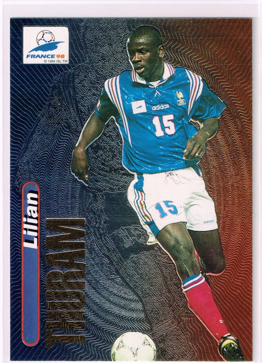 1998 PANINI WORLD CUP #13 フランス代表 パルマ リリアン・テュラム 