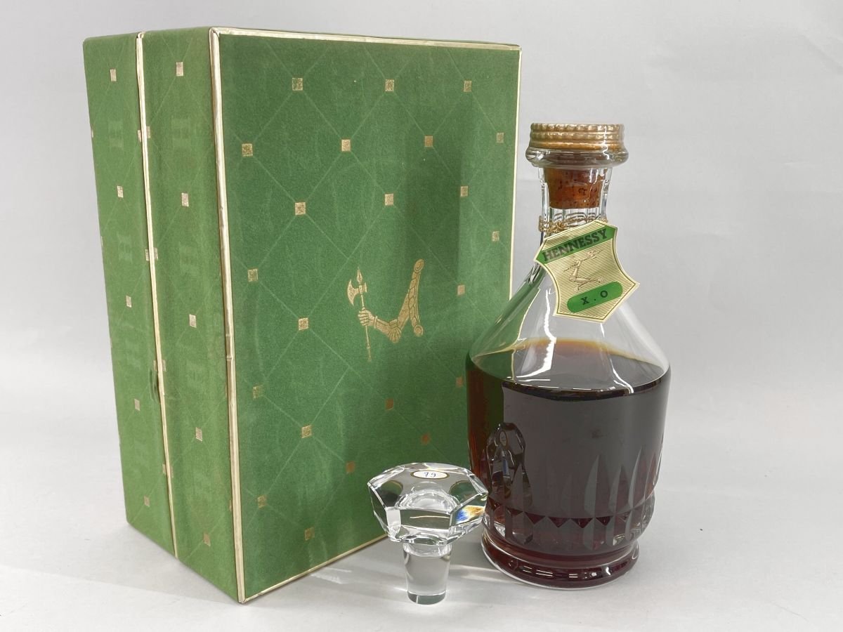 ワケあり 古酒 ヘネシー XO バカラ クリスタル カラフェ 700ml 液面
