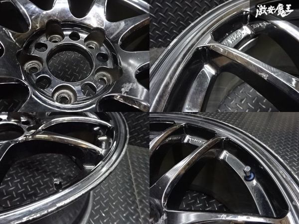 work WORK EMOTION CR Kai 114.3 5穴 9J ＋38 2本 中古品 emotion cr