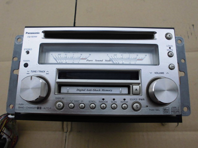 大人気，定番人気 パナソニック ＣＱ－ＶＸ５５００ ＣＤ ＭＤ デッキ アナログメーター ジャンク(パナソニック)｜売買されたオークション情報、yahooの商品情報をアーカイブ公開 - オークファン パナソニック