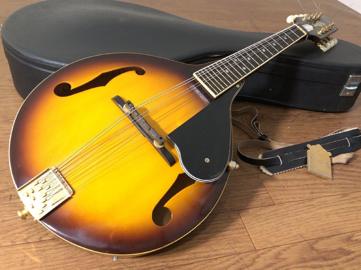 BlueBell ブルーベル フラット マンドリン ビンテージ　ギター　楽器 FM-25 フラットマンドリン ブルーベル Bell Blue BlueBell ☆ - 希少