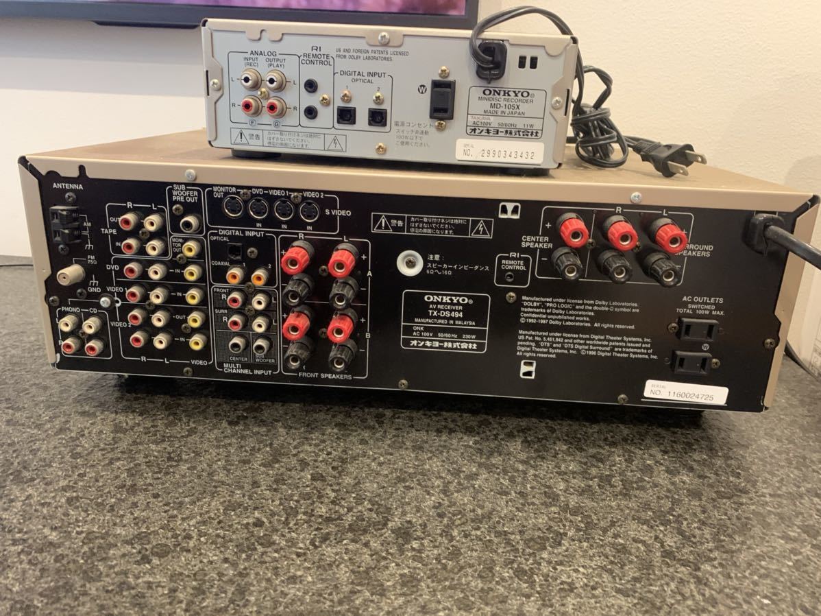 TXDS494 ONKYO スピーカーセット