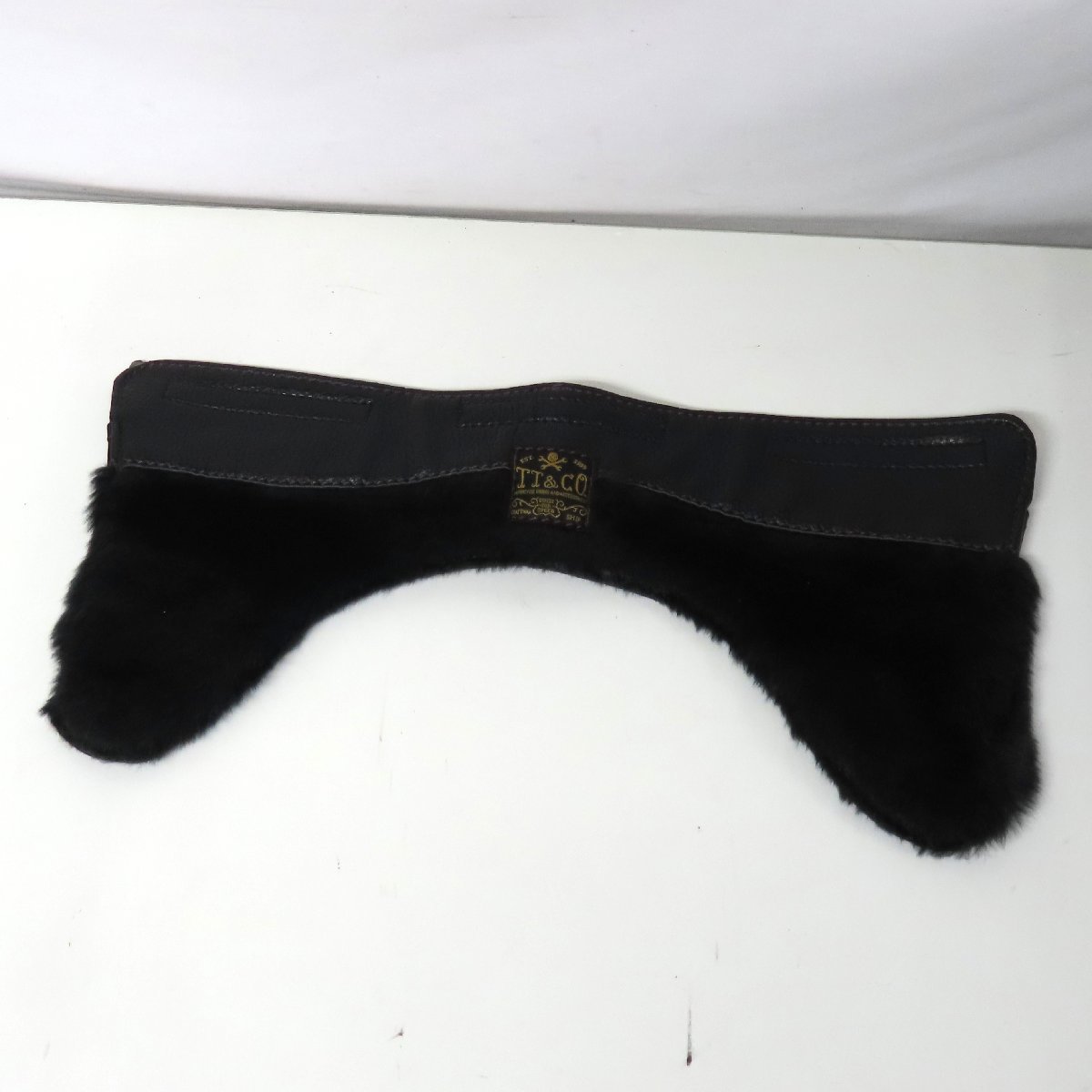 新品未使用】TT&CO 本革 イヤーマフ イヤーカバー ファー 美品 