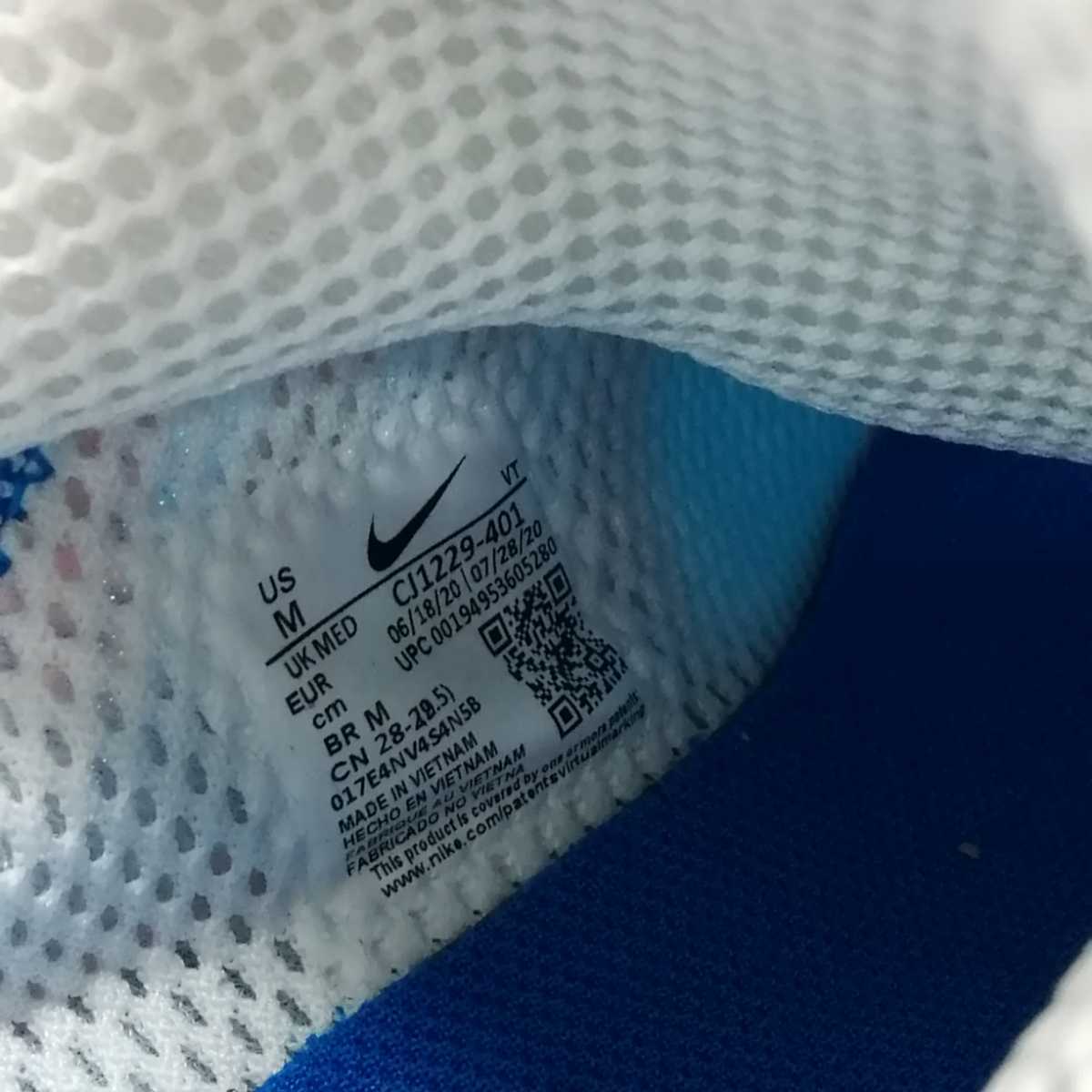 NIKE ナイキ スニーカー シューズ 靴 28cm ブルー×オレンジ系 CJ1229 