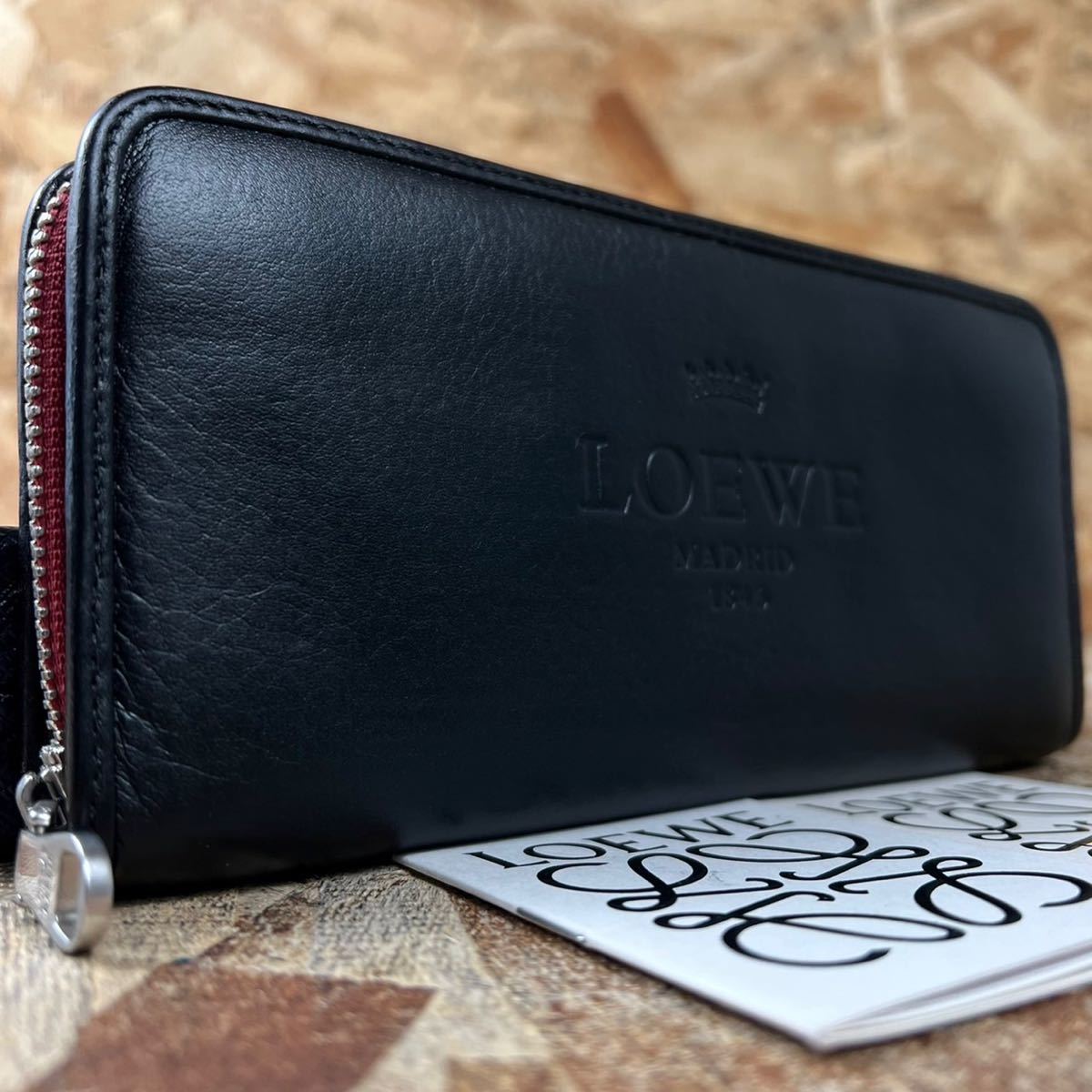 ロエベ 長財布 ラウンドファスナー LOEWE ラウンド アナグラム 05 ZIP