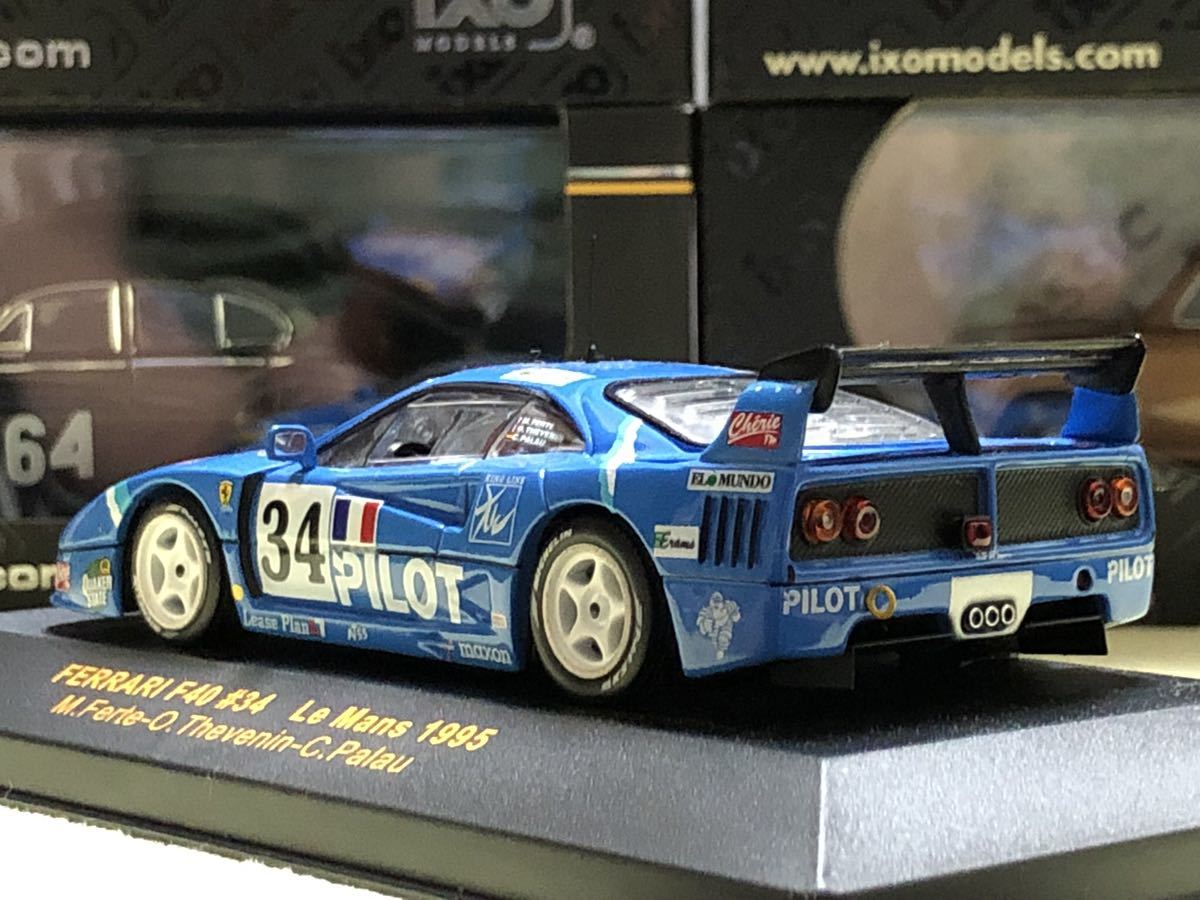 IXO 1⁄43 FERRARI F40 #34 Le Mans 1995 F40 Ferrari Le 24h Modelcars