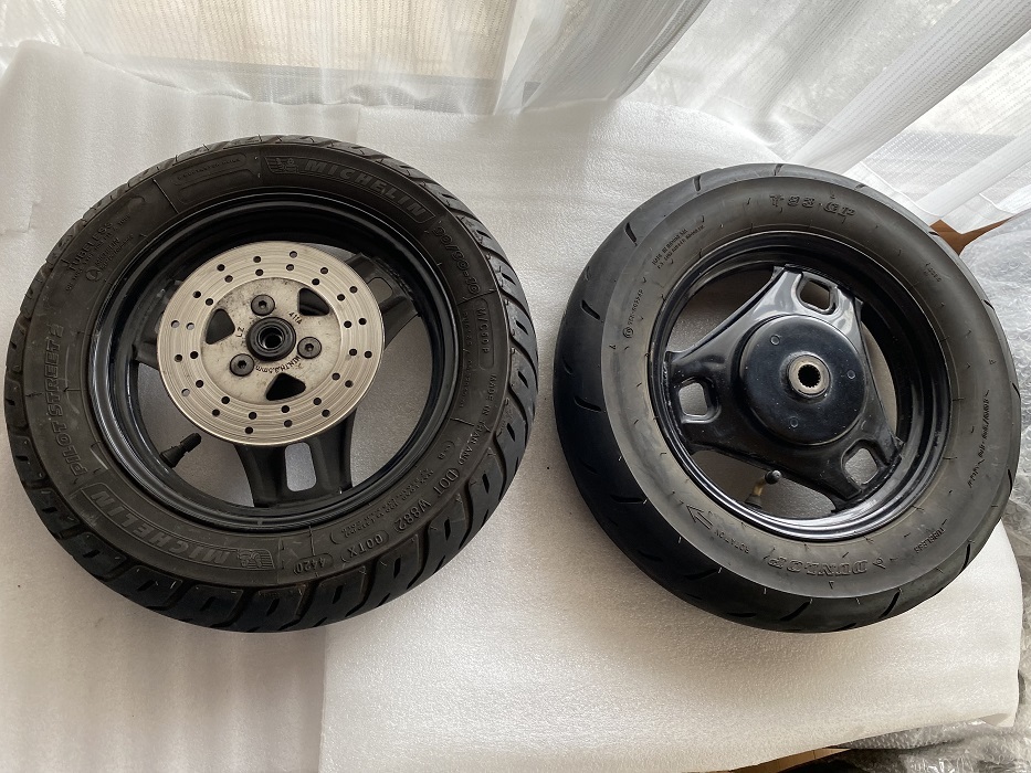 SUZUKI スズキ アドレス V125 V125S 純正 フロント リア 前後 ホイール サイクロン YOSIMURA CF4EA ヨシムラ 規制後 忠男 タダオ(セット)｜売買されたオークション情報、yahooの商品情報をアーカイブ公 スズキ用