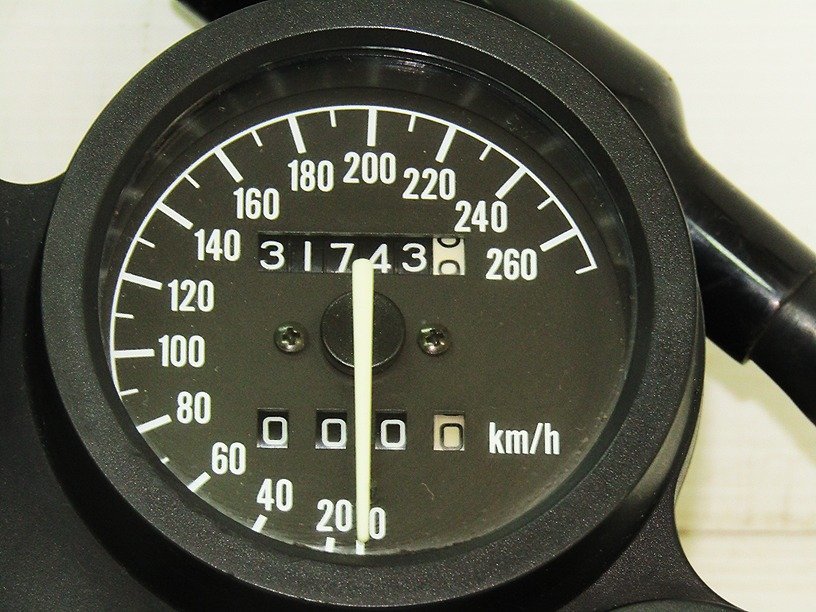 現状 カワサキ GPZ900R 逆車 純正メーターASSY スピードメーター Km/h