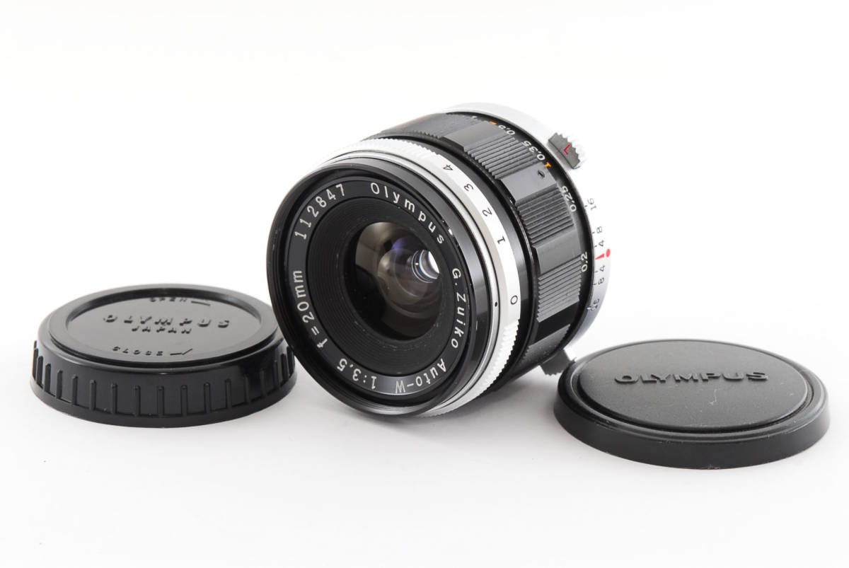 在庫特価 Olympus オリンパス G. Zuiko Auto W 20mm F3.5 Lens for Pen