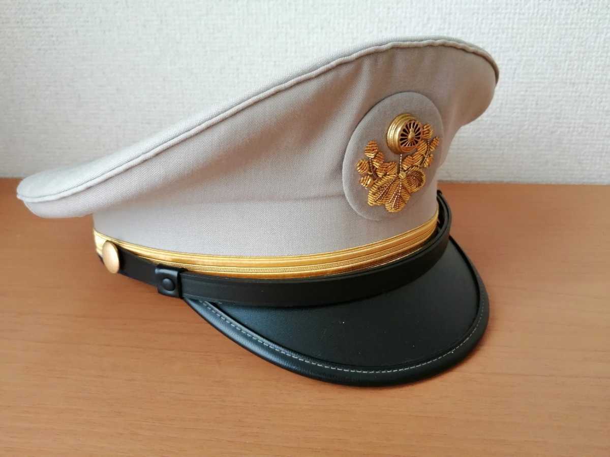 超希少！！【ヨージヤマモト JR東海 旧制帽  5号 カバー&スタッフタグ付き】 激レア デッドストック 未使用 旧型】 主要駅 駅長 駅員 制帽 帽子（JR