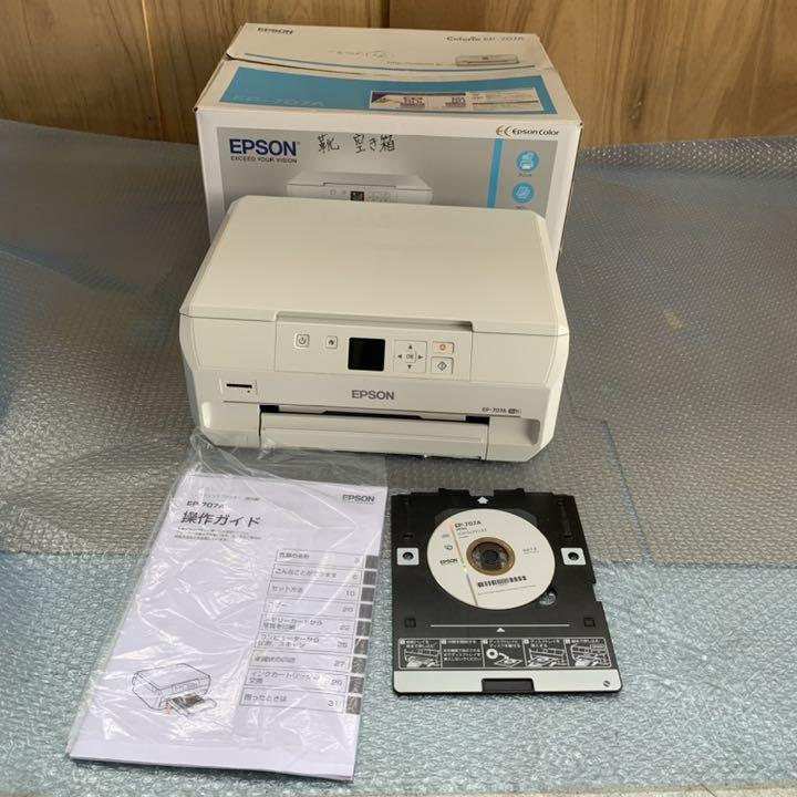 PC周辺機器 ジャンク EPSON EP-707Aプリンター 通電確認済