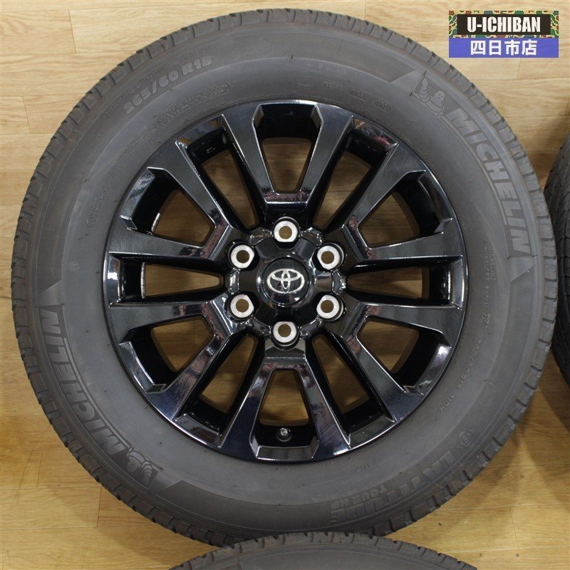 トヨタ 18インチ 純正プラドマットブラックエディション