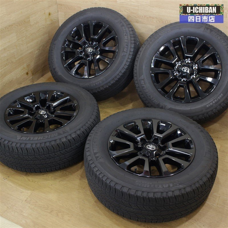 トヨタ 18インチ 純正プラドマットブラックエディション