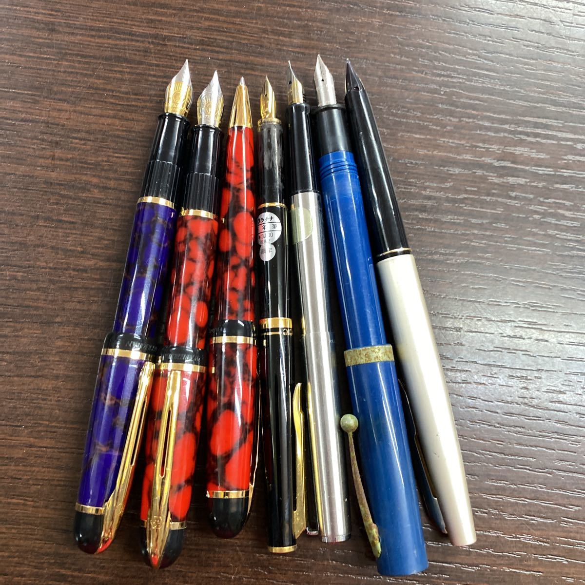 万年筆 6本 ボールペン1個 セット まとめ /WATERMAN/セーラー/プラチナ