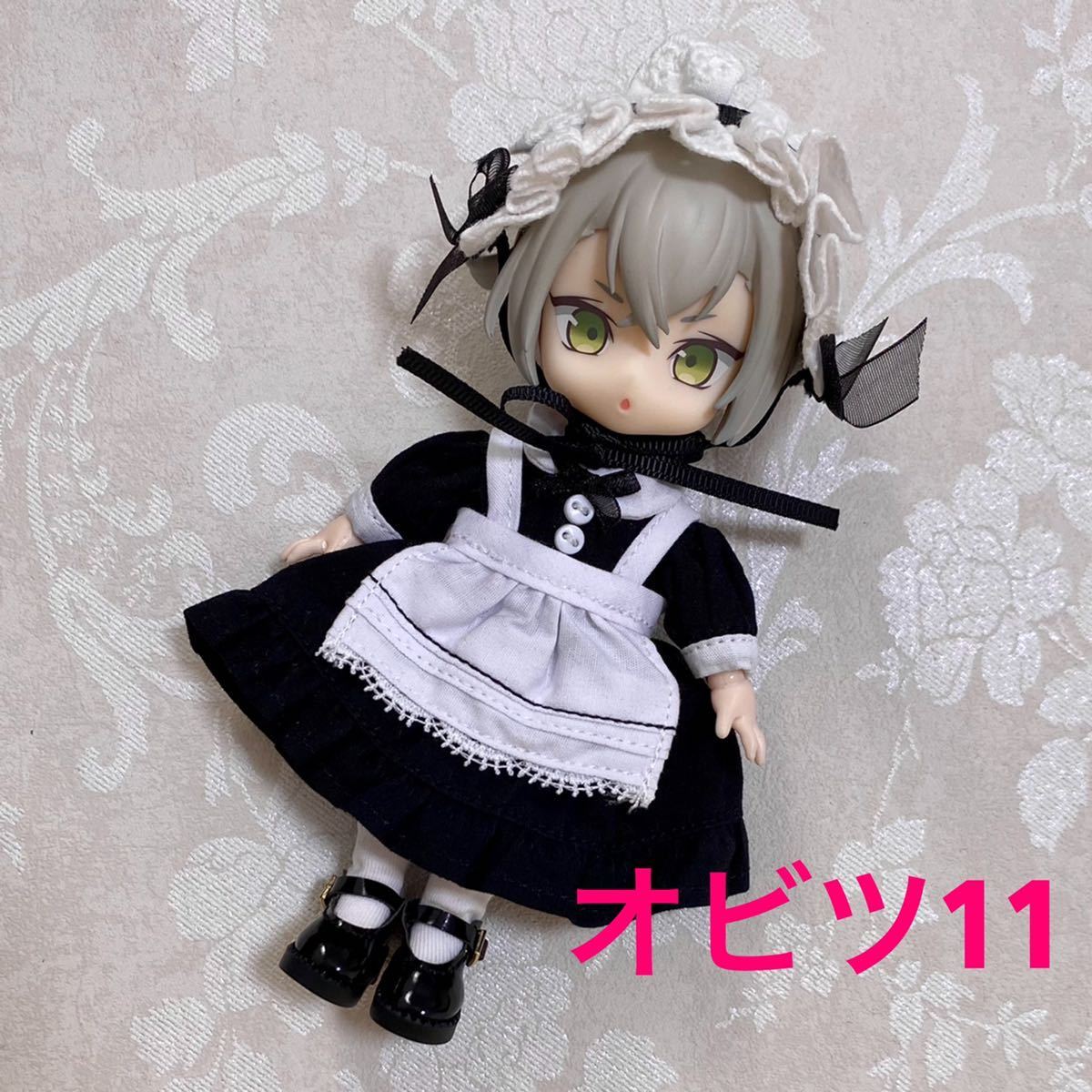 オビツ11 ねんどろいど どーる メイド ドレス セット 赤 ミキちゃん