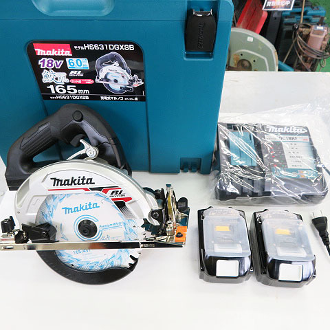 【未使用品】 MAKITA　マキタ　HS631DGXSB　165㎜充電式丸ノコ
