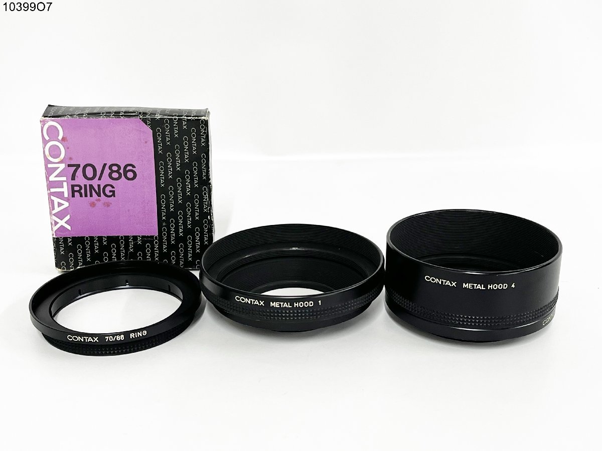 ★CONTAX コンタックス メタルフード リング まとめ売り 1 4 70/86 55/86 67/86 アクセサリー 10399O7-7 コンタックス CONTAX メタルフード 純正 67&frasl;86 コンタックス純正メタルリング（72mm→86mm