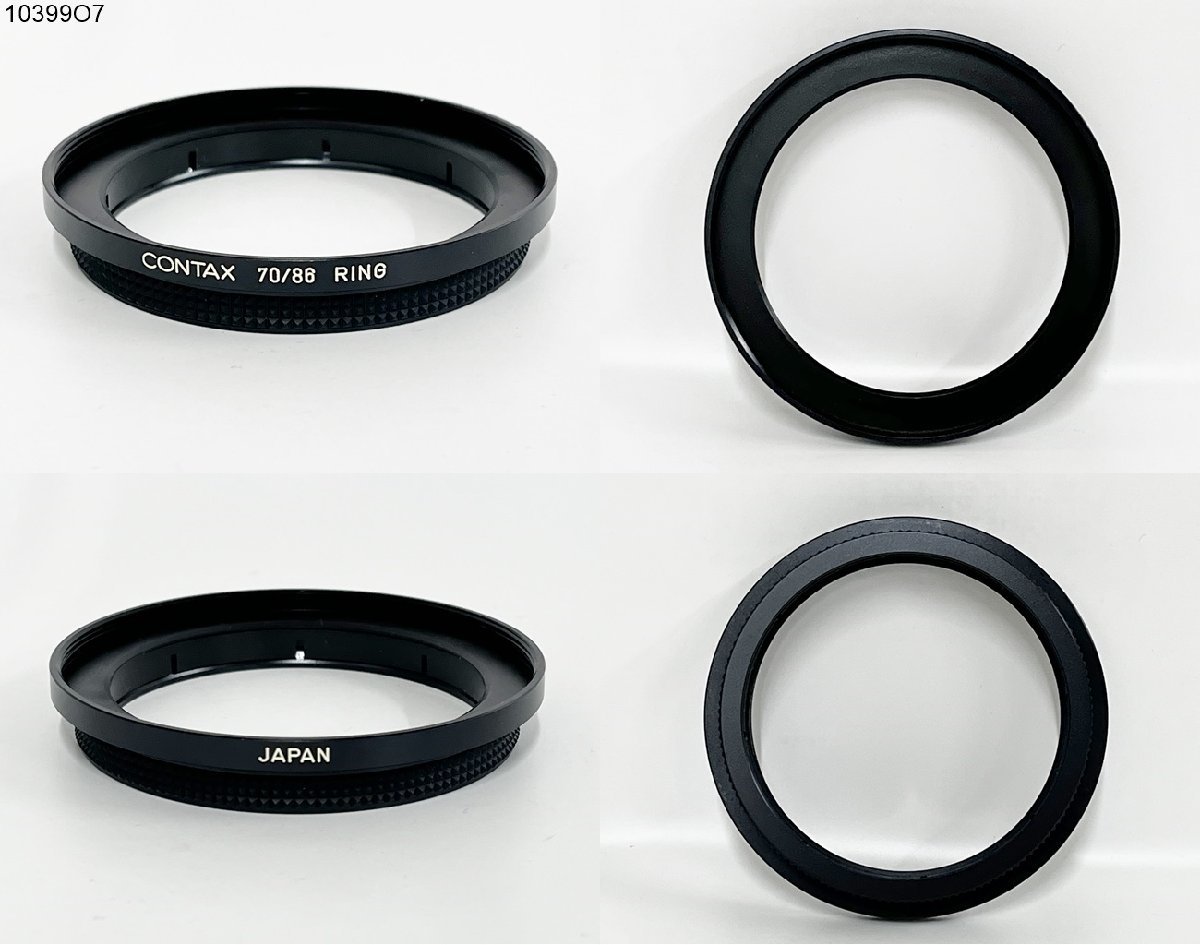★CONTAX コンタックス メタルフード リング まとめ売り 1 4 70/86 55/86 67/86 アクセサリー 10399O7-7 コンタックス CONTAX メタルフード 純正 67&frasl;86 コンタックス純正メタルリング（72mm→86mm