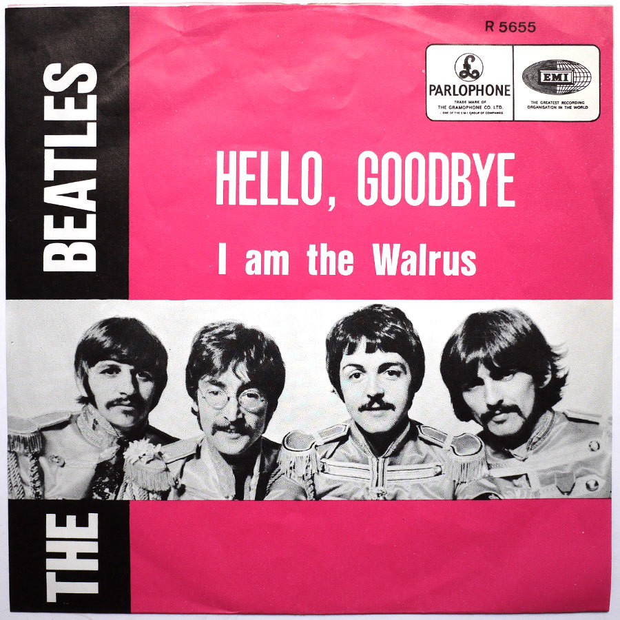 7 BEATLES[HELLO， GOODBYE]ベルギー独自ORG! ビートルズ Goodbye The