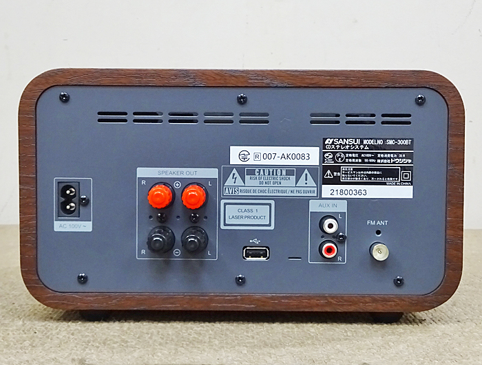 Sansui【SMC-300BT】サンスイ 真空管ハイブリッド Bluetooth機能搭載