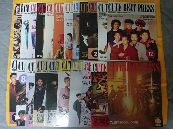 CUTE BEAT PRESS チェッカーズ 会報 The Checkers チェッカーズ ファンクラブ FC会報「CUTE BEAT PRESS