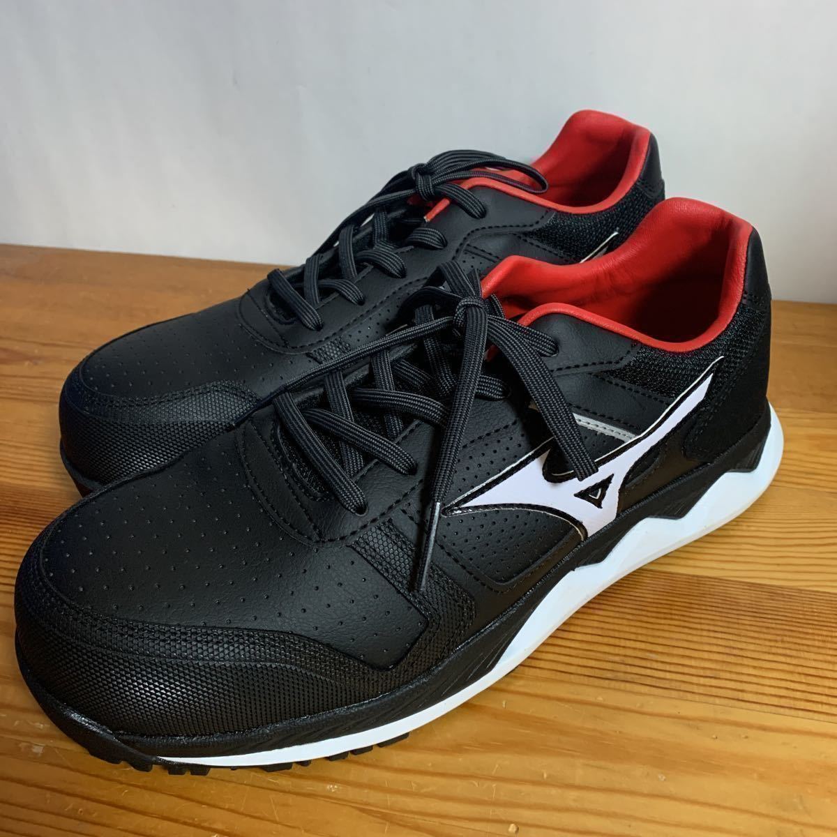  27cm安全靴MIZUNO F1GA200009 ＡＬＭＩＧＨＴＹ ＨＷ１１Ｌ 靴紐タイプ ブラック&times;ホワイトカラー(27.0cm)｜売買されたオークション情報、yahooの商品情報をアーカイブ公開 - オークファン 27.0cm