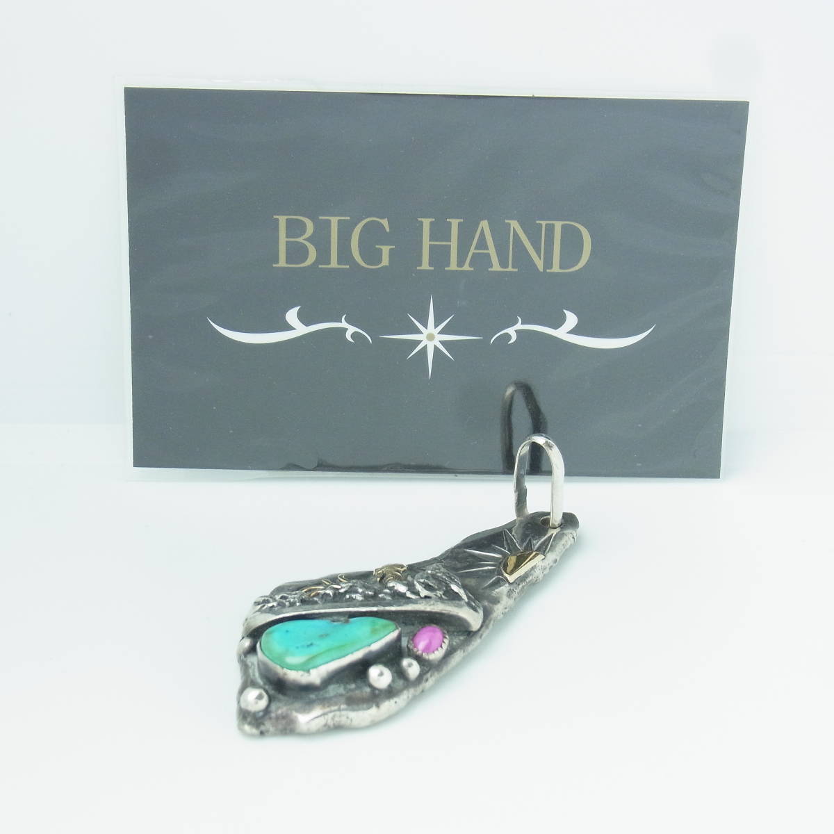 ギャラ付】BIG HAND/ビッグハンド 2015 ターコイズ バングル NO.2261 