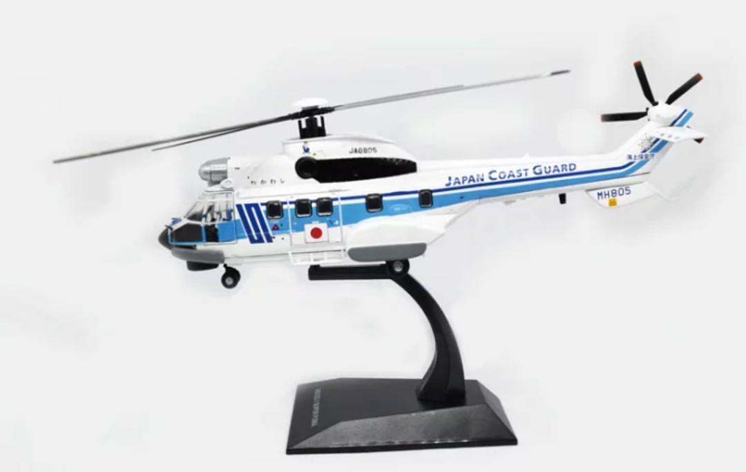 超希少 BURTON バートン 非売品 ヘリコプター 未使用90年代当時物 KBウィングス1/72 SUPER PUMA MH805海上保安庁 中型ヘリコプター わ