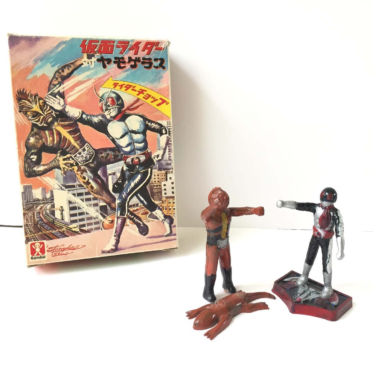 仮面ライダーヤモゲラスソフビ旧バンダイ
