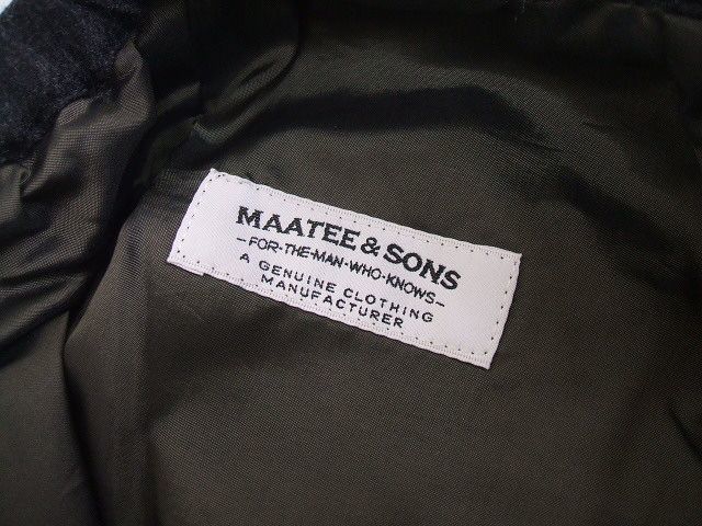2-0829T♪ MAATEE & SONS EASY PANTS MT1303-0208 イージー パンツ 