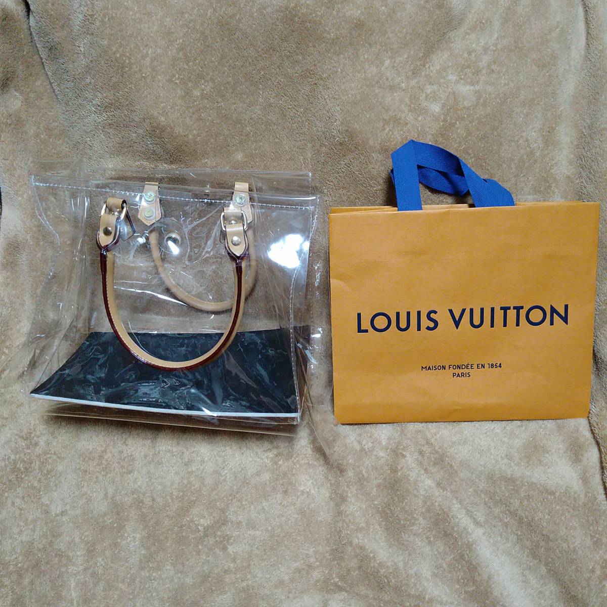 LOUISVUITTON ショッパークリアバッグ ヴィトンショッパーバッグ ルイヴィトン クリアバッグ MM ルイ