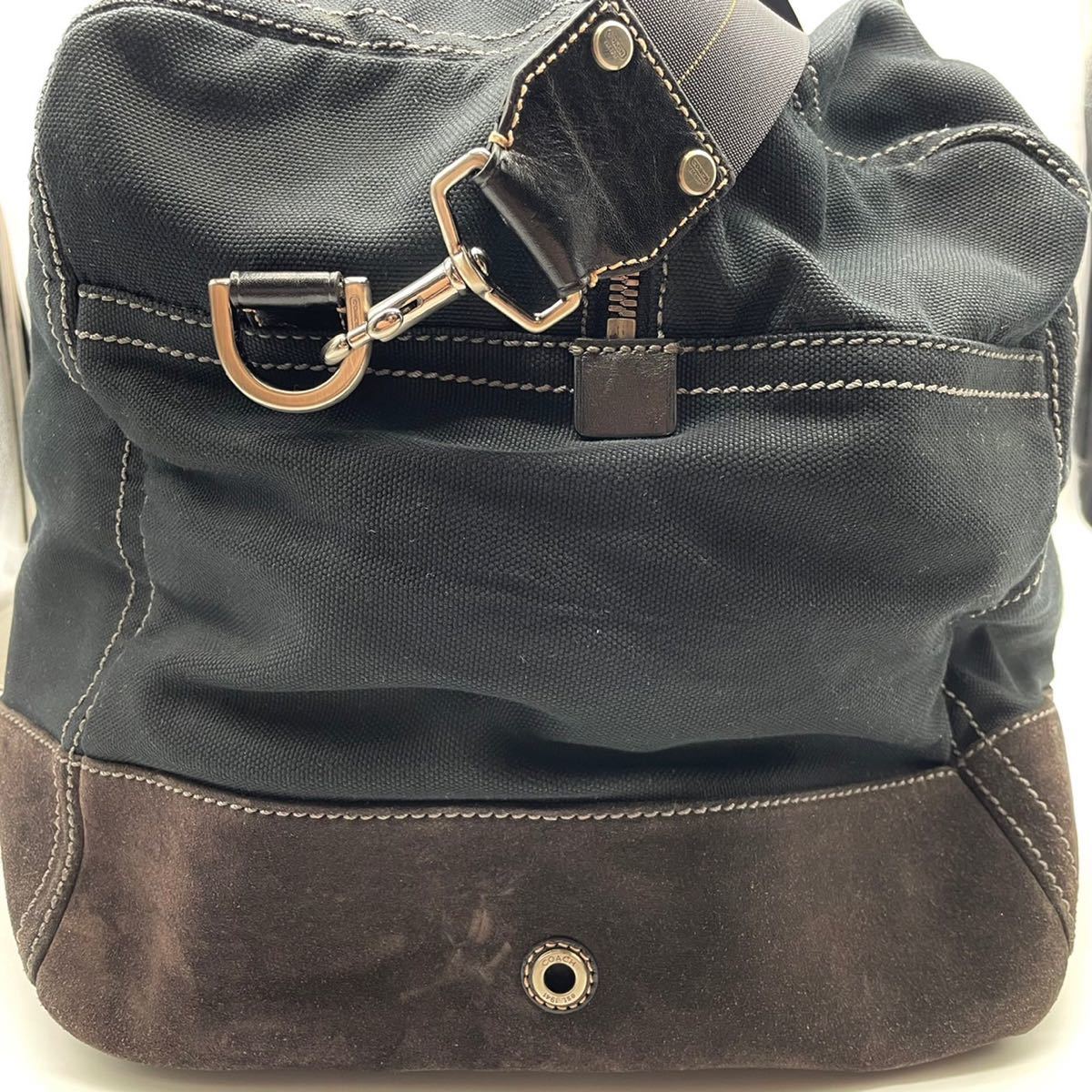 1円《美品・特大サイズ》COACH コーチ ボストンバッグ 2way ショルダー 