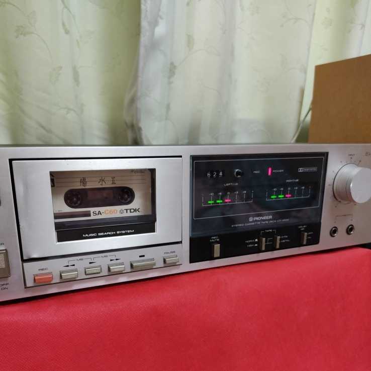 コードユニット　セット 音出し動作品【PioneerカセットデッキCT-4100】ベルト交換、簡易メンテ