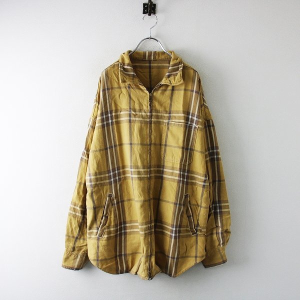 2019SS Deuxieme Classe ドゥーズィエムクラス チェック ZIP シャツ F 