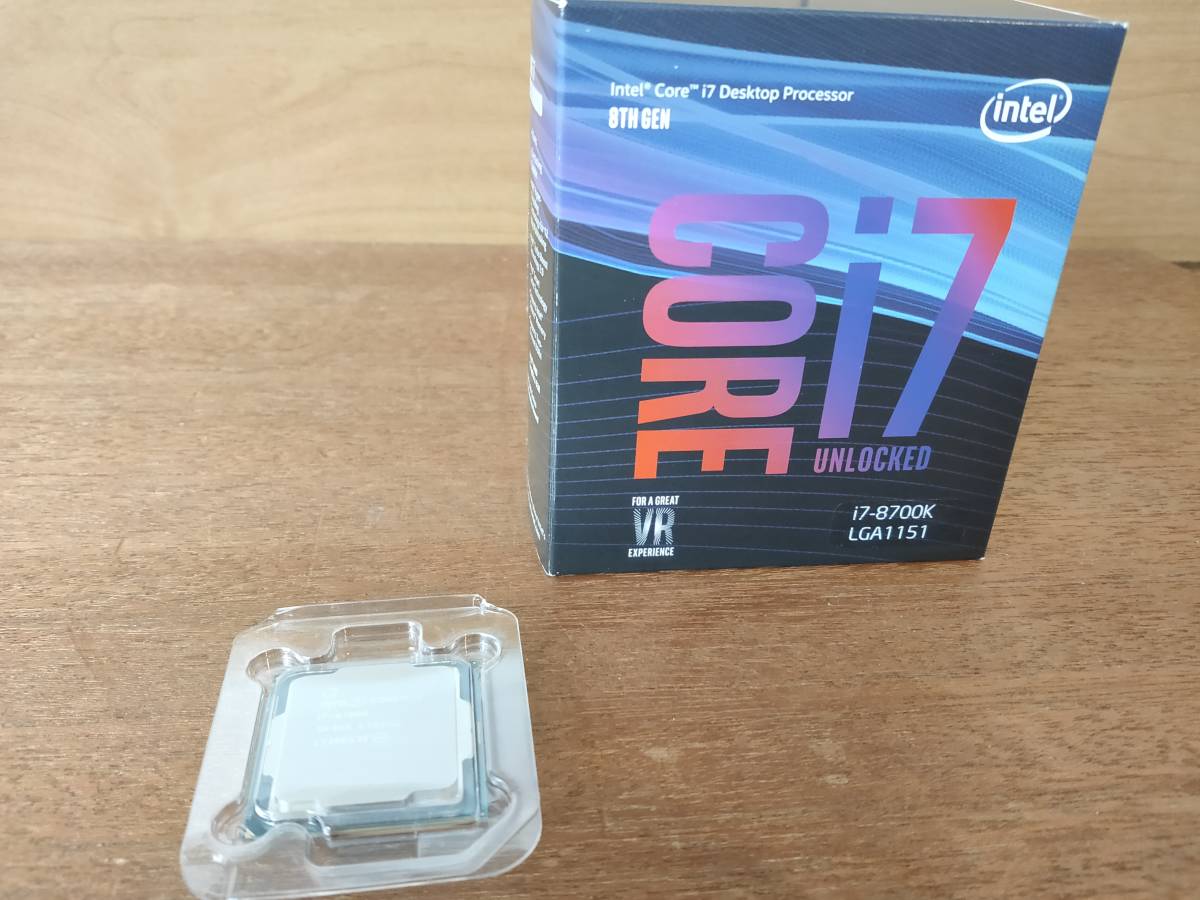 Core Intel CPU i7-8700K i7 8700K 動作確認済み 6コア12スレッド 