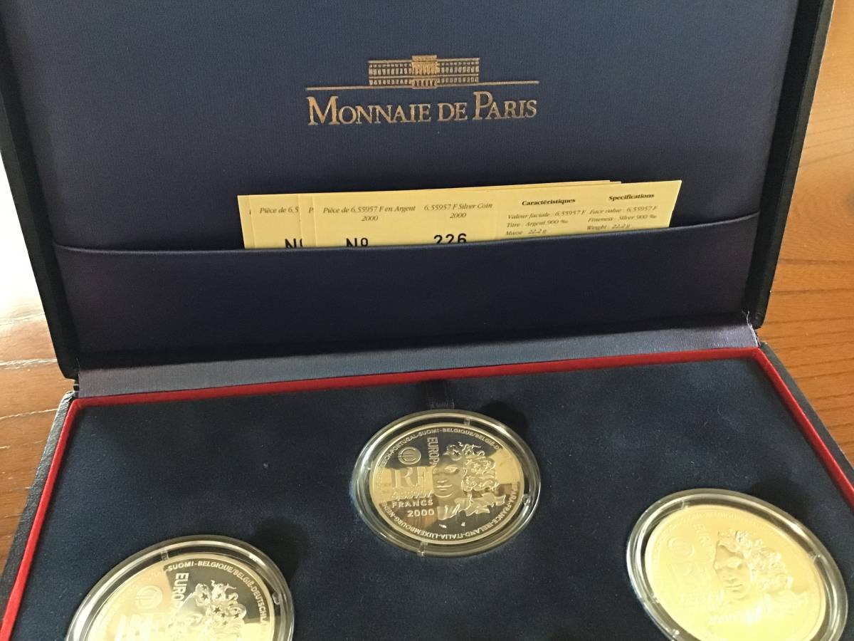 MONNAIE DE PARIS モネドパリ 2000 記念銀貨 フランス 記念コイン 銀貨 