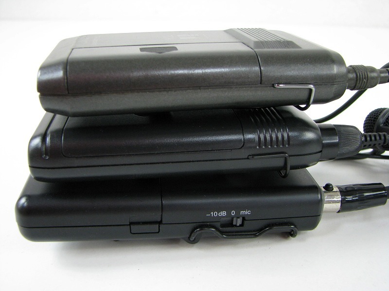 ワイヤレスマイク まとめて TOA WM-1320 WM-350-B11 / SHURE SLX1 通電