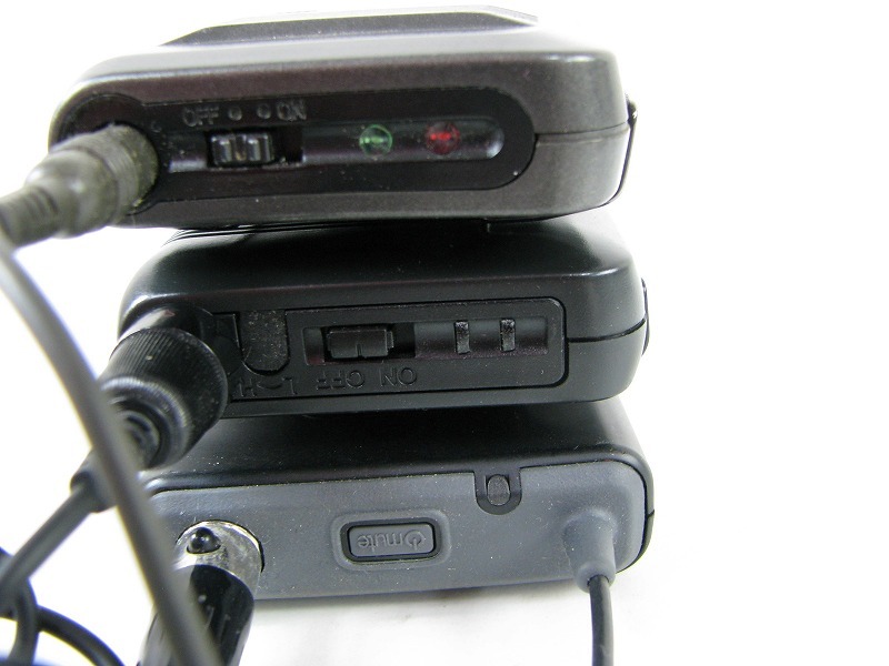 ワイヤレスマイク まとめて TOA WM-1320 WM-350-B11 / SHURE SLX1 通電