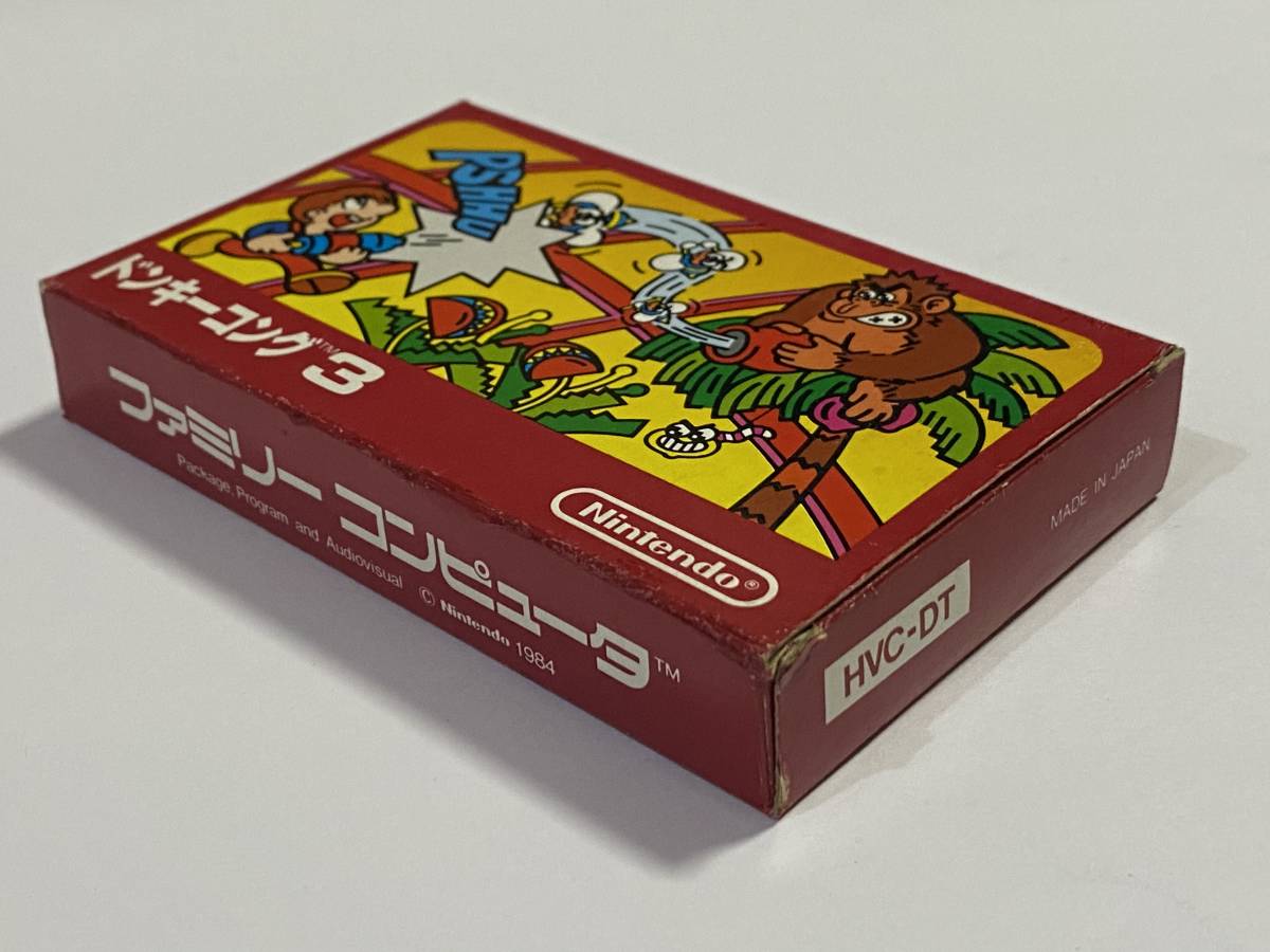 美品 ドンキーコング3 箱説付き 珍品 レア ファミコン ドンキーコング 