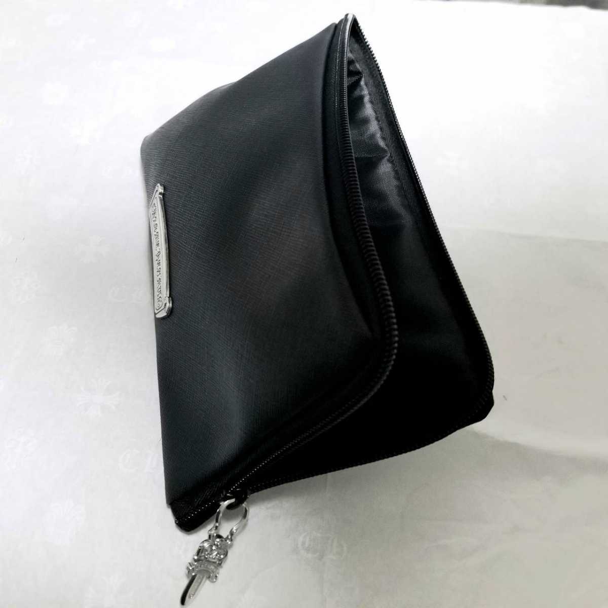 スクロールラベル レザークラッチバッグ クロムハーツ 好きに☆ レザー  