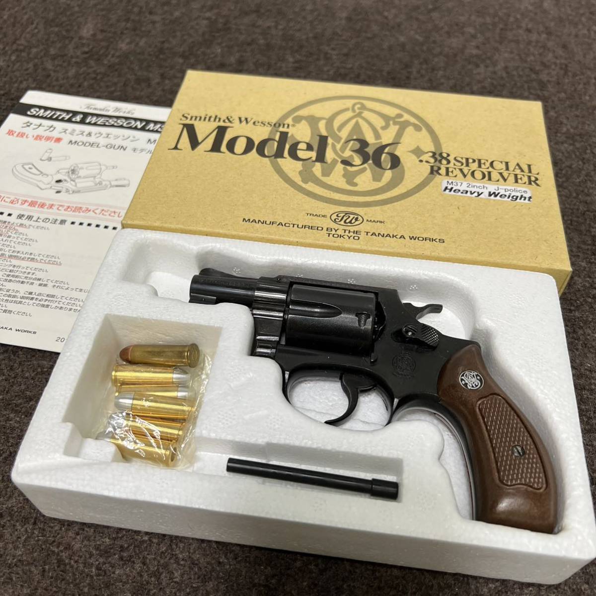 KN218）TANAKA タナカ スミス&ウェッソン S&W M36 38SPECIAL REVOLVER